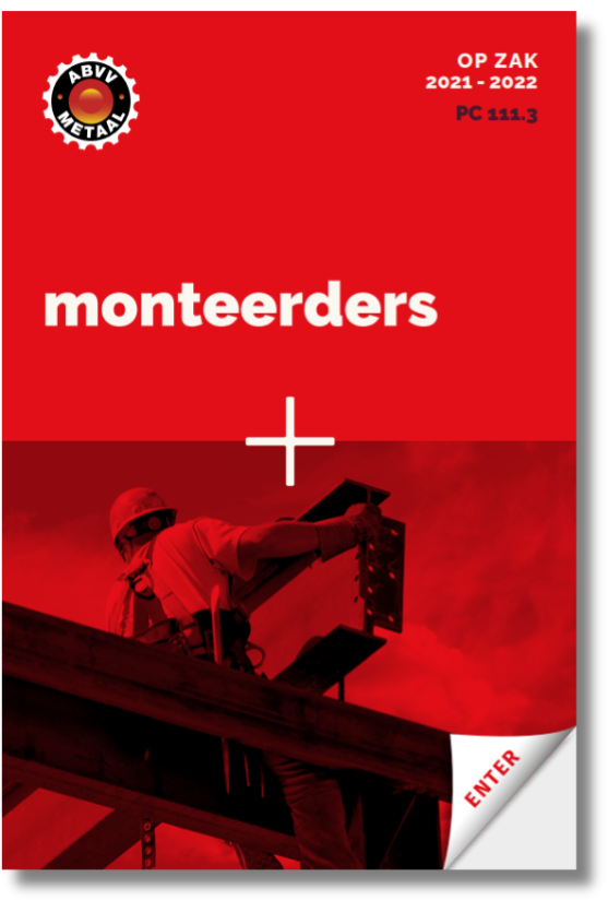 rode cover van het sectorboekje Op Zak van de sector monteerders