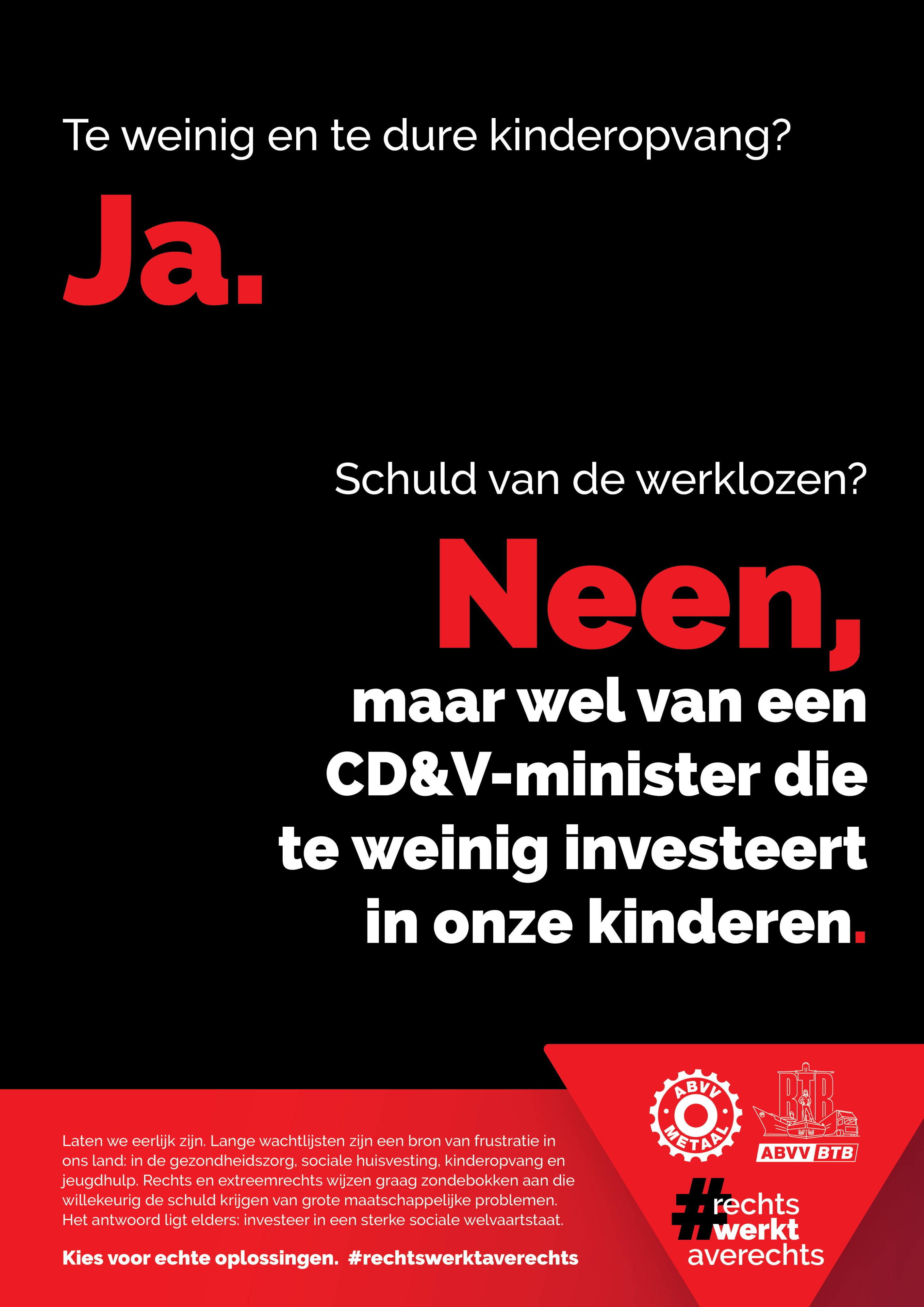 Affiche rond kinderopvang