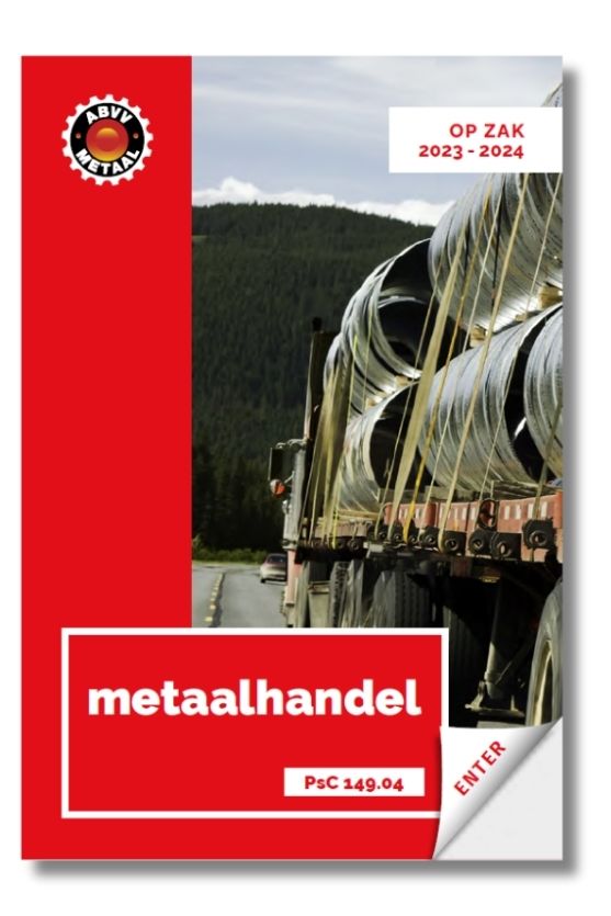 rode cover van het sectorboekje Op Zak van de sector metaalhandel