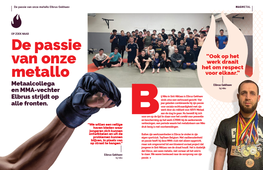 Screenshot artikel passie metallo uit MM