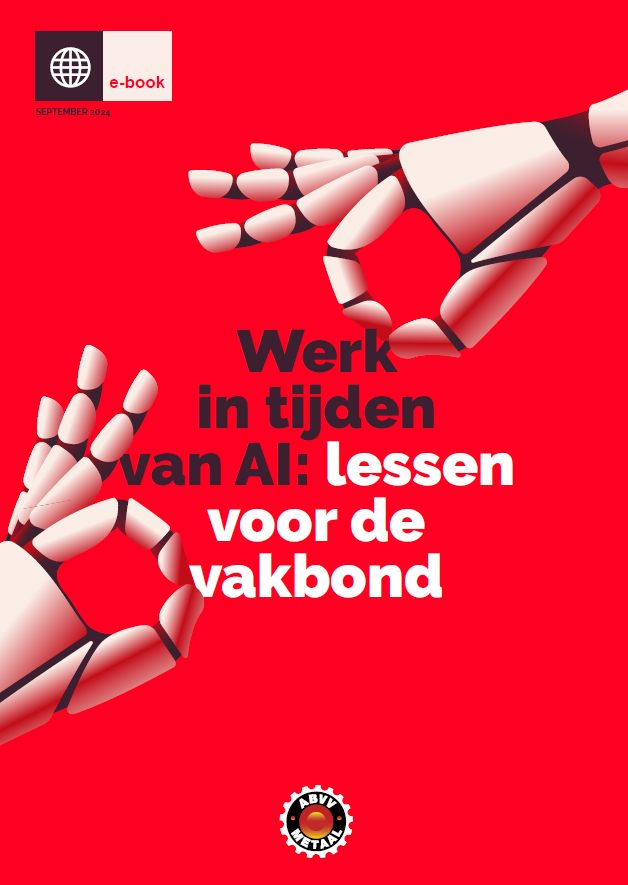 Afbeelding cover AI met twee robothanden die titel vastpakken