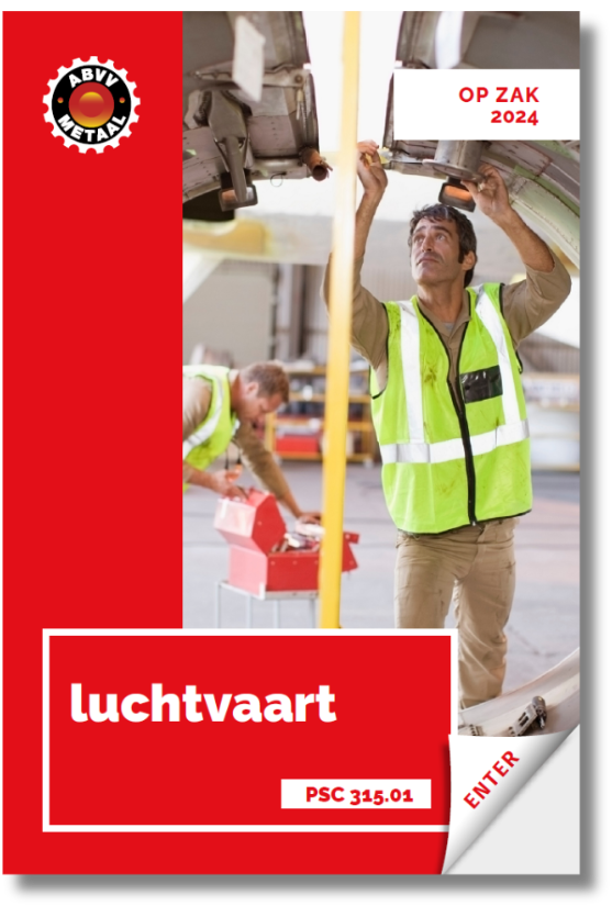rode cover van het sectorboekje Op Zak van de sector luchtvaart