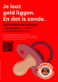Affiche premie met speen